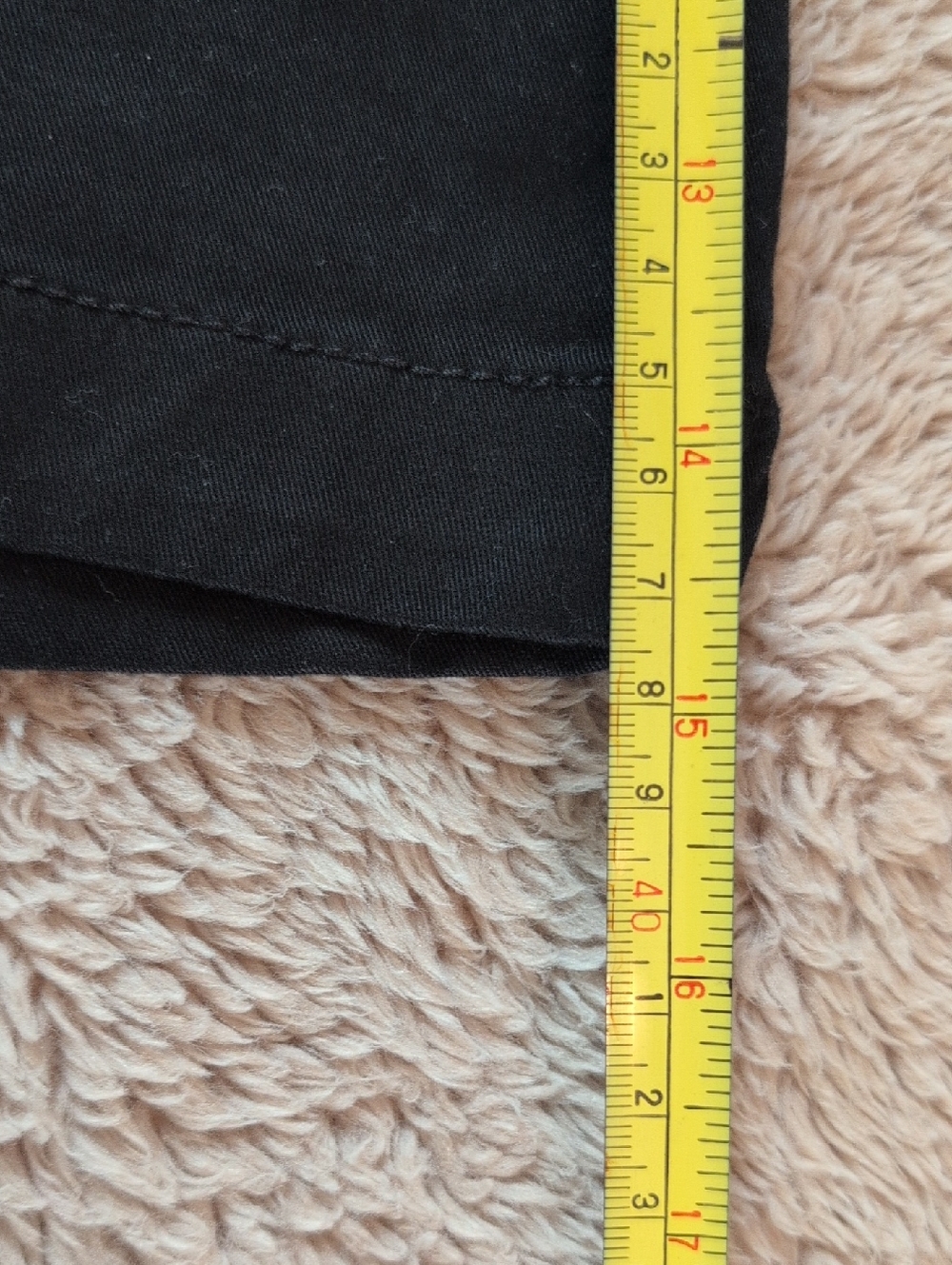 Crown & Ivy Black Caroline Chino Shorts Size 10 - Picture 6 of 7